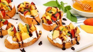 3 Summer Crostini Recipes  Easy Appetizers [upl. by Cathrine]