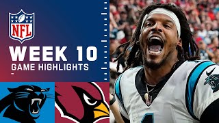 Panthers vs Cardinals Week 10 Highlights  NFL 2021 [upl. by Nylad9]