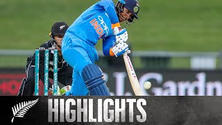 Mandhana Scores Century as India Dominate  HIGHLIGHTS  WHITE FERNS v India  1st ODI 2019 [upl. by Enoed]