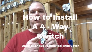 4way switch Install Beginners [upl. by Shaya]