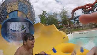 The Tornado  Six Flags Hurricane Harbor Jackson New Jersey [upl. by Breena]