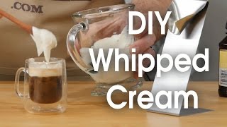 DIY whipped cream in 60 seconds [upl. by Eissen]