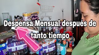 Despensa MENSUAL Después de tanto Tiempo No Comprar ✨ [upl. by Marina]