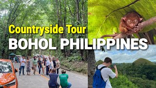 🇵🇭 BOHOL PHILIPPINES TOURIST SPOTS  Chocolate Hills Tarsier amp More BOHOL COUNTRYSIDE TOUR [upl. by Ulick]