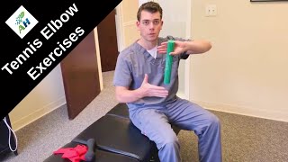 Rehab for Tennis Elbow  Theraband Flexbar [upl. by Airym]