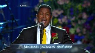 Jermaine Jackson  Smile Live Performance at Michael Jackson Memorial [upl. by Anem]