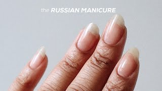 RUSSIAN MANICURE AT HOME  The DIY Dry Manicure [upl. by Ruiz]