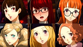 Persona 5 Royal  All Female Love Confessions [upl. by Phina]