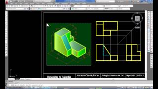 Taller 10 Isometría Autocad 2D [upl. by Wolfy]