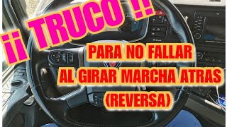 Como girar el volante marcha atrás con remolque Reversa 4 [upl. by Okram33]