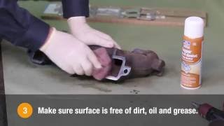 How to Use Copper Spray a Gasket item no 35580 [upl. by Ydnolem]