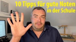 10 Tipps für gute Noten in der Schule  Lehrerschmidt [upl. by Katrine]