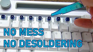 Lubing an entire keyboard in 5 minutes NO MESS [upl. by Judi]