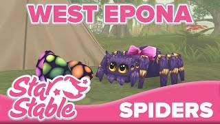 All 9 Spiders In West Epona 🕷  Star Stable Online [upl. by Anaib]