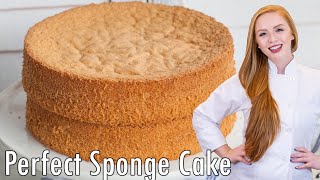 How to Make the PERFECT Sponge Cake EASY NoFail Recipe [upl. by Akinoj]