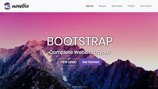 Responsive Bootstrap Website Start To Finish with Bootstrap 4 HTML5 amp CSS3 [upl. by Pillyhp669]