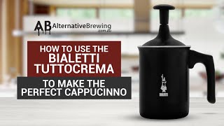 How to Use the Bialetti Tuttocrema Milk Frother [upl. by Llertnac]