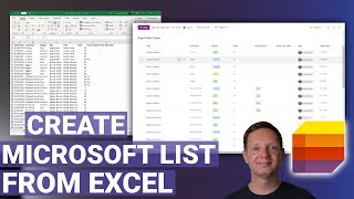 How to Import Excel Data to Microsoft Lists And Fix Import Problems [upl. by Suiratnod]