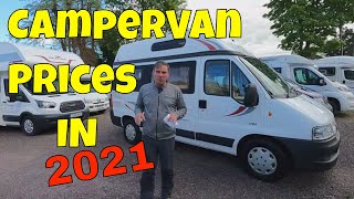 USED CAMPER Van COST  When Buying New and NOW [upl. by Franciska413]