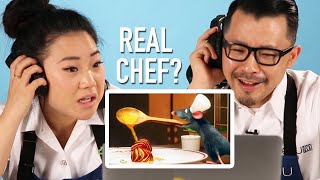 Real Chefs Review Cooking Movie Scenes [upl. by Enelyk]