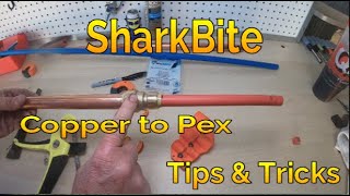 How to connect Copper to Pex using SharkBite Fittings [upl. by Carol]