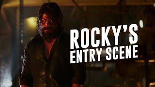 Rockys Entry Scene  KGF  Yash  Prashanth Neel [upl. by Adon]