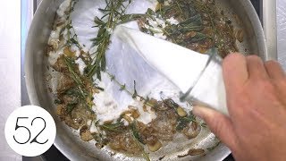 How to Poach in Milk  Chef James Briscone  Food52 [upl. by Eybba780]