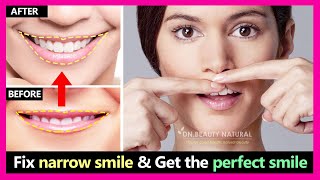 2 steps How to fix narrow smile and make smile wider  Get the perfect smile  smile exercises [upl. by Marcin]