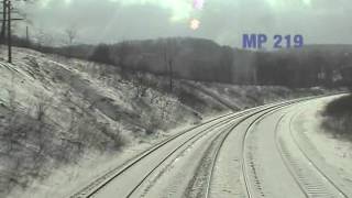 Amtrak Train 30 Cab Ride  Connellsville to Cumberland [upl. by Keriann792]