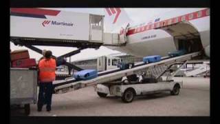 Baggage Handling at Amsterdam Schiphol [upl. by Jobie286]