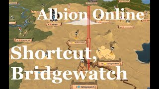 Albion Online  Caerleon to Bridgewatch fast almost safely [upl. by Newkirk964]