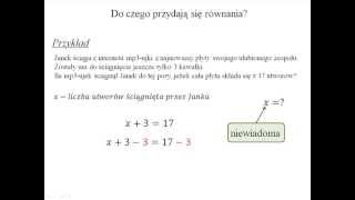 Równania liniowe  metoda rozwiązywania [upl. by Shah]