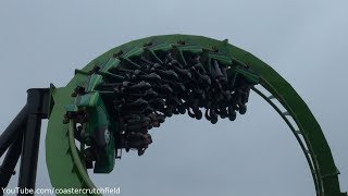 Green Lantern Offride HD Six Flags Great Adventure [upl. by Alleirbag]