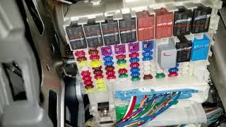 Honda Fit AC Fuses and Relays Cooling Fan Relays [upl. by Normak275]