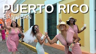 PUERTO RICO Walking Tour 4K  OLD SAN JUAN [upl. by Bobseine]