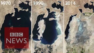 Aral Sea Manmade environmental disaster  BBC News [upl. by Eddana]