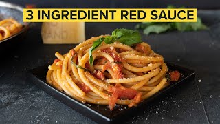 How to make the SIMPLEST ITALIAN PASTA SAUCE at home [upl. by Assener]