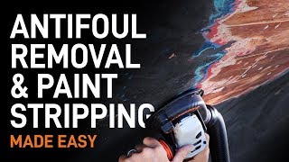 How to Remove Antifoul and Paint from a Wooden Boat [upl. by Urbai]