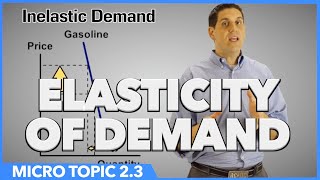 Elasticity of Demand Micro Topic 23 [upl. by Dnalhsa556]