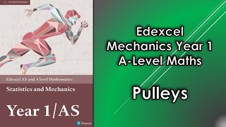 Edexcel A Level Maths Mechanics 1  Pulleys [upl. by Aynahs240]