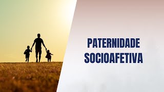 Paternidade socioafetiva [upl. by Armmat]