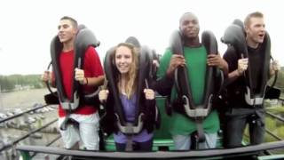 Green Lantern at Six Flags Great Adventure OffRide [upl. by Magner]