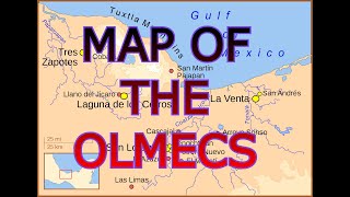 MAP OF THE OLMECS [upl. by Seilenna862]