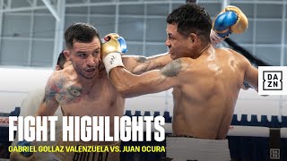 FIGHT HIGHLIGHTS  Gabriel Gollaz Valenzuela vs Juan Ocura [upl. by Richara]