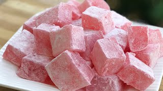 Authentic Turkish delight recipe  lokum recipe [upl. by Rodmur330]