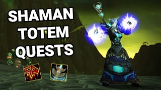 TBC Draenei Shaman Totem Quests  burning crusade classic [upl. by Vyky]