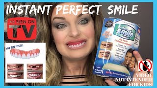 Perfect Instant Smile Press On Veneers Demo amp Review [upl. by Ahsienyt843]