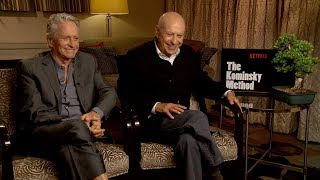 MICHAEL DOUGLAS and ALAN ARKIN Interview The Kominsky Method [upl. by Wiltsey]