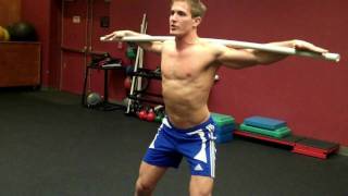 How To Standing Oblique Twists with Bar [upl. by Gove282]