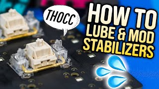 How To Lube Keyboard Stabilizers Consistent Results [upl. by Arvid614]